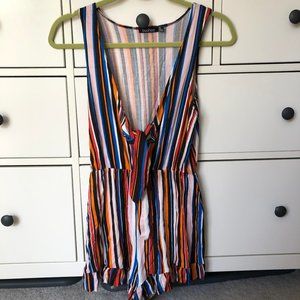Boohoo Colorful Romper Playsuit